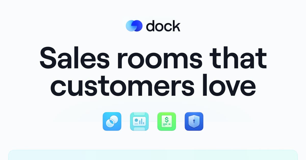 Dock sales rooms product artwork from the official sales solution page